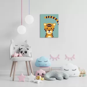 Картина на холсте, 45х35 см, "УСАТЫЙ ПОЛОСАТЫЙ", CD012