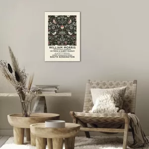 Картина на стекле 70х50 см "ПТИЦЫ В ЦВЕТАХ" PT030